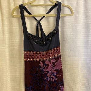 Free People dress with beaded detail